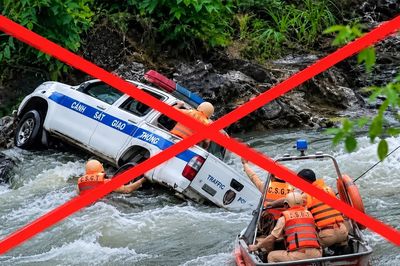 Công an Lào Cai bác tin xe công vụ lao xuống suối