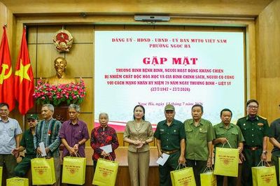 Phường Ngọc Hà tri ân người có công nhân Ngày Thương binh - Liệt sĩ