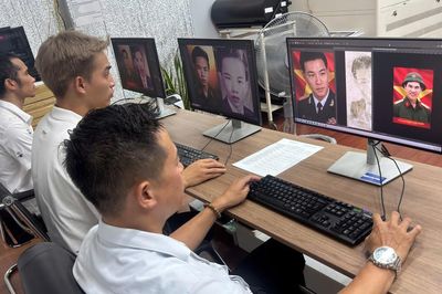 TPHCM phục dựng ảnh liệt sĩ miễn phí cho thân nhân