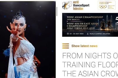 Nữ vũ công Việt Nam được Liên đoàn Dancesport thế giới tôn vinh