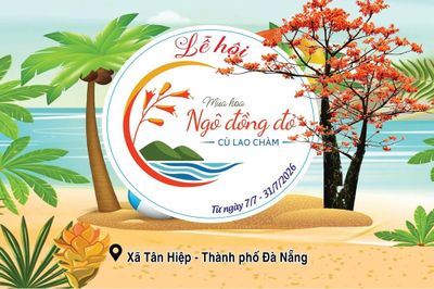 Nhiều trải nghiệm tại lễ hội mùa hoa Ngô đồng đỏ Cù Lao Chàm