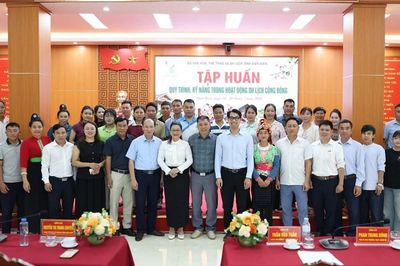 Điện Biên nâng cao kỹ năng phát triển du lịch cộng đồng từ bản sắc văn hóa