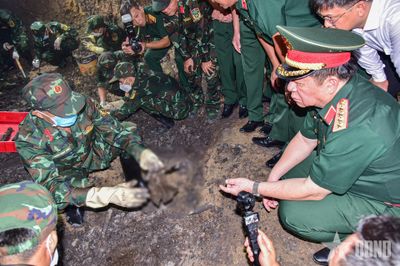 5 đội tìm kiếm, quy tập hài cốt liệt sĩ tham gia thực hiện nhiệm vụ tại Công viên Lê Thị Riêng