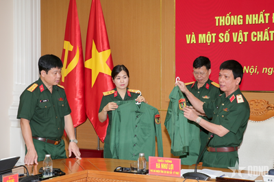 Thống nhất đề xuất mẫu trang phục và một số vật chất quân nhu cho thiếu sinh quân
