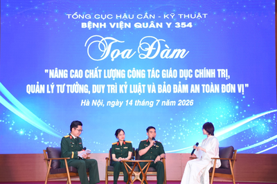 Bệnh viện Quân y 354: Nâng cao chất lượng công tác giáo dục chính trị, quản lý tư tưởng, bảo đảm an toàn đơn vị