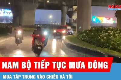 Nam bộ tiếp tục có nhiều ngày mưa dông, nền nhiệt vẫn cao hơn trung bình nhiều năm