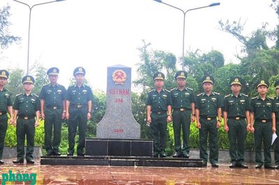 Bộ Tư lệnh Bộ đội Biên phòng kiểm tra công tác quản lý, bảo vệ biên giới tại Bộ đội Biên phòng tỉnh An Giang