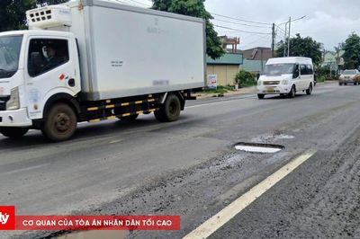 Chậm khắc phục sụt lún, ổ gà trên Quốc lộ 19, Sở Xây dựng Gia Lai lên tiếng