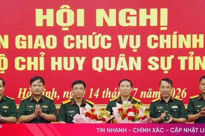 Bộ Chỉ huy Quân sự tỉnh Hà Tĩnh có tân Chính ủy