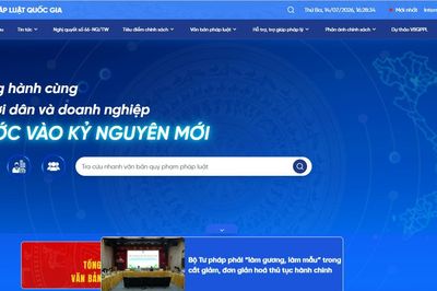 Phê duyệt Đề án 'Phát triển Cổng Pháp luật quốc gia giai đoạn 2026 - 2030'