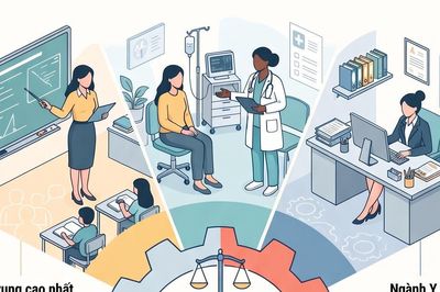 Lao động nữ chiếm hơn 70% nhân lực khối đơn vị sự nghiệp