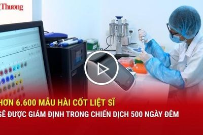 Hơn 6.600 mẫu hài cốt liệt sĩ sẽ được giám định trong chiến dịch 500 ngày đêm