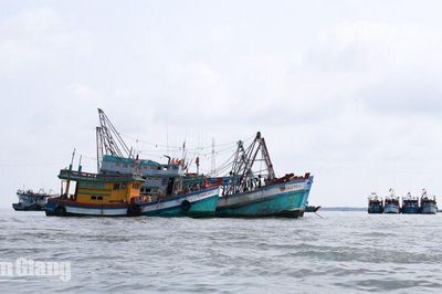An Giang ứng phó mưa lớn, gió mạnh trên biển