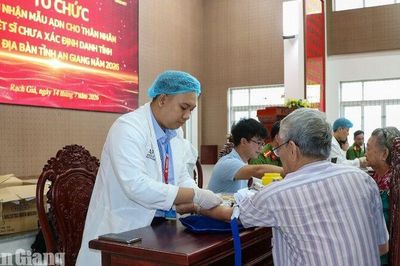 An Giang thu nhận mẫu ADN của 335 thân nhân liệt sĩ