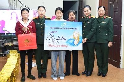 Hiệu quả mô hình 'Mẹ đỡ đầu' trong lực lượng vũ trang tỉnh Bắc Ninh