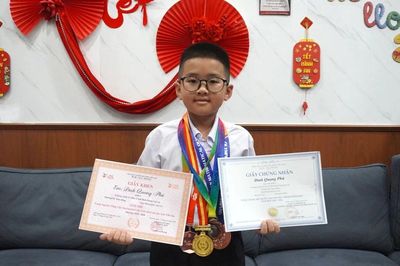 Cậu học trò lớp 3 sở hữu 33 giải thưởng tại các sân chơi trí tuệ