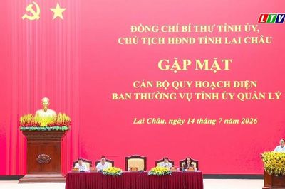 Gặp mặt cán bộ quy hoạch diện Ban Thường vụ Tỉnh ủy quản lý