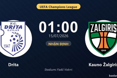 Nhận định Drita vs Kauno Žalgiris: đội hình dự kiến