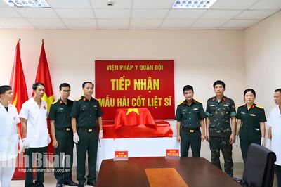 Ninh Bình tiếp tục bàn giao 1.042 mẫu hài cốt liệt sĩ phục vụ giám định ADN