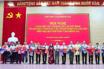 Hoàn thiện bộ máy cơ sở sau sắp xếp