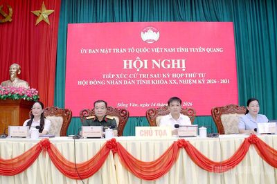 Đại biểu HĐND tỉnh tiếp xúc cử tri các địa phương