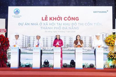 Đà Nẵng khởi công dự án nhà ở xã hội tại Khu đô thị Cồn Tiến