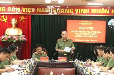 Cụm thi đua số 7 - Bộ Công an: Thi đua hoàn thành xuất sắc nhiệm vụ
