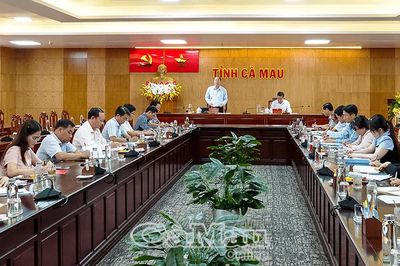 Bí thư Tỉnh ủy chỉ đạo tăng cường công tác nội chính và phòng, chống tham nhũng