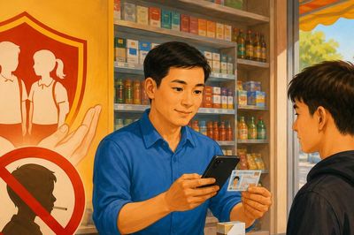 Có thể kiểm tra VNeID khi nghi người mua thuốc lá chưa đủ 18 tuổi