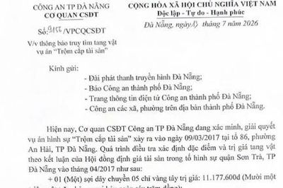 Truy tìm tang vật vụ trộm tài sản hơn 150 triệu đồng từ 9 năm trước