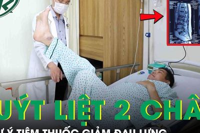 Suýt liệt 2 chân, áp xe cột sống vì tự ý tiêm thuốc giảm đau lưng