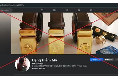 Xử lý đối tượng bán trái phép trang phục giống quân trang Công an trên Facebook