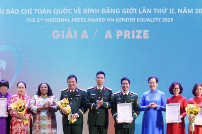 Trao Giải Báo chí toàn quốc về Bình đẳng giới lần thứ II, năm 2026