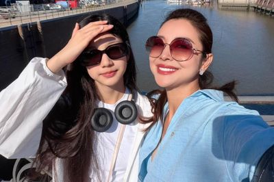 Jennifer Phạm cùng chồng con đến châu Âu