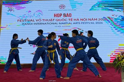Gần 2.000 võ sư, vận động viên tham gia Festival võ thuật quốc tế Hà Nội 2026