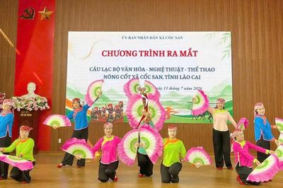 Cốc San đẩy mạnh phong trào văn hóa, văn nghệ, thể thao gắn với phát triển du lịch
