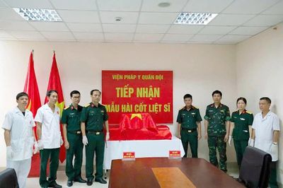 Ninh Bình bàn giao 3.959 mẫu hài cốt liệt sĩ phục vụ giám định ADN