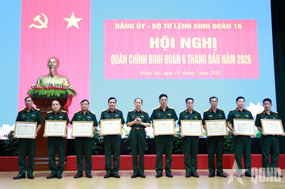 Binh đoàn 16 hoàn thành tốt nhiệm vụ 6 tháng đầu năm 2026