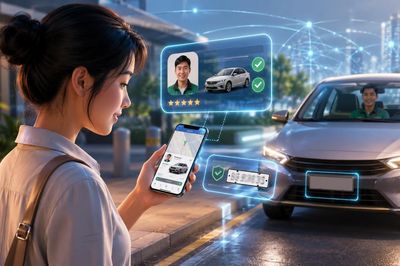 Đặt xe công nghệ đúng cách