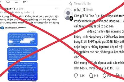 Công an thông tin vụ thí sinh ở Đồng Nai bị tố 'gian lận' thi tốt nghiệp