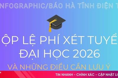 [Infographic] Nộp lệ phí xét tuyển đại học 2026 và những điều cần lưu ý