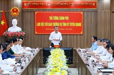Thủ tướng Lê Minh Hưng: Tạo đột phá để Tuyên Quang phát triển nhanh và bền vững