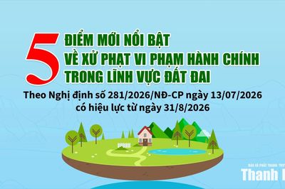 5 điểm mới nổi bật về xử phạt vi phạm hành chính trong lĩnh vực đất đai