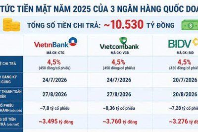 Ba ông lớn ngân hàng đua trả cổ tức, hơn 10.500 tỷ đồng sắp về tay cổ đông
