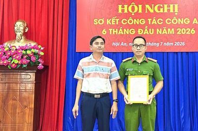 Công an xã Hội An hoàn thành 27/44 chỉ tiêu Công an tỉnh giao năm 2026