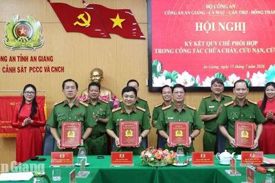 An Giang ký kết phối hợp phòng cháy, chữa cháy liên vùng