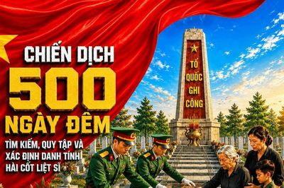 Kết quả thực hiện Chiến dịch 500 ngày đêm tìm kiếm, quy tập và xác định danh tính hài cốt liệt sĩ