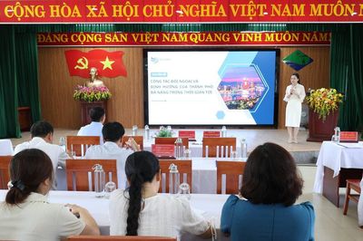 Phường Sơn Trà nâng cao năng lực công tác đối ngoại nhân dân