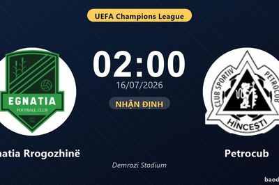 Nhận định Egnatia Rrogozhinë vs Petrocub: đội hình dự kiến