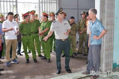 Cưỡng chế giao trả hơn 1.700 m² đất và 2 căn nhà tại phường Trung An